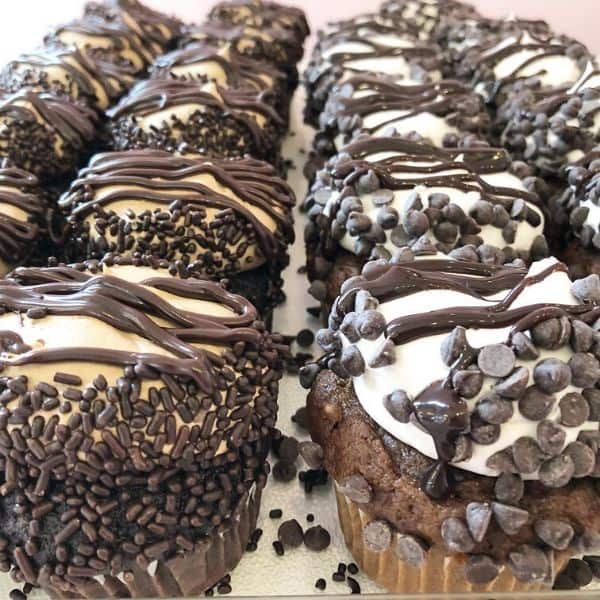 Crazy Chocolate Cupcakes with chocolate chips
