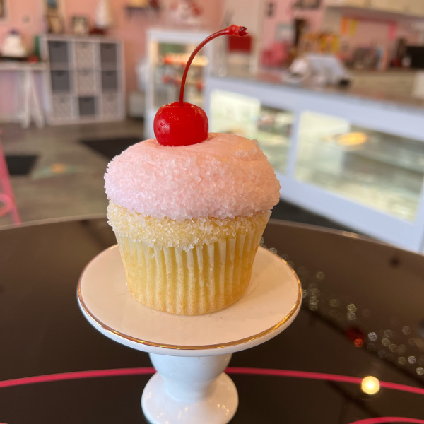 Valentines Cupcakes - Almond Cherry